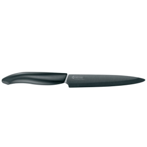 kyocera Coltello Vegetables Microzigrinata Black 125