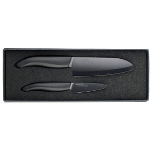 Set Regalo Coltelli Kyocera Neri 75 / 140